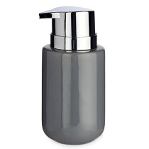 Soap Dispenser Berilo J1017-A-GRIS Grey Silver Metal Ceramic 350 ml 7 x 14,5 x 8,5 cm (6 Units)