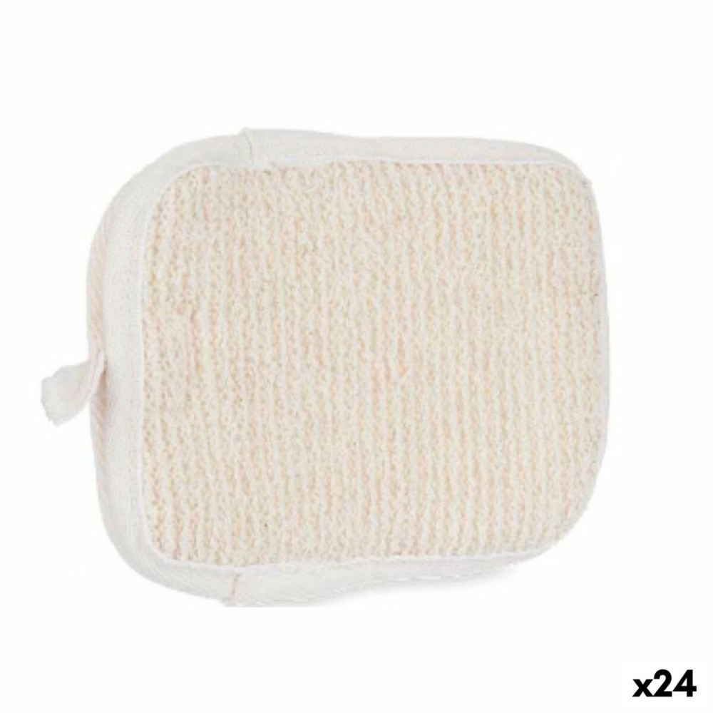 Gant de toilette Berilo B7081-5 Blanc Beige (24 Unités)