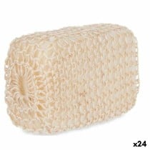 Körperschwamm Berilo B7083-7 Weiß Beige 9 x 14 x 6 cm (24 Stück)