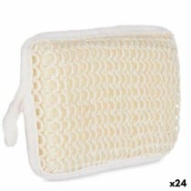 Körperschwamm Berilo B7083-6 Weiß Beige 11 x 16,5 x 3 cm (24 Stück)