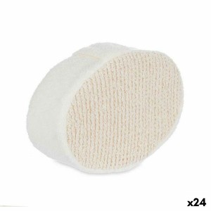 Éponge Corporelle Berilo B7081-8 Blanc Beige 15 x 5 x 10 cm (24 Unités)