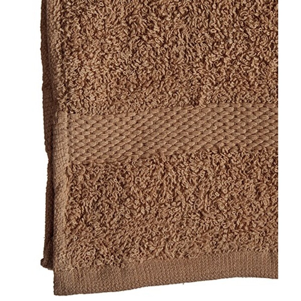 Bath towel Berilo 89660 Camel 80 % cotton 20 % Polyester 30 x 50 cm (12 Units)