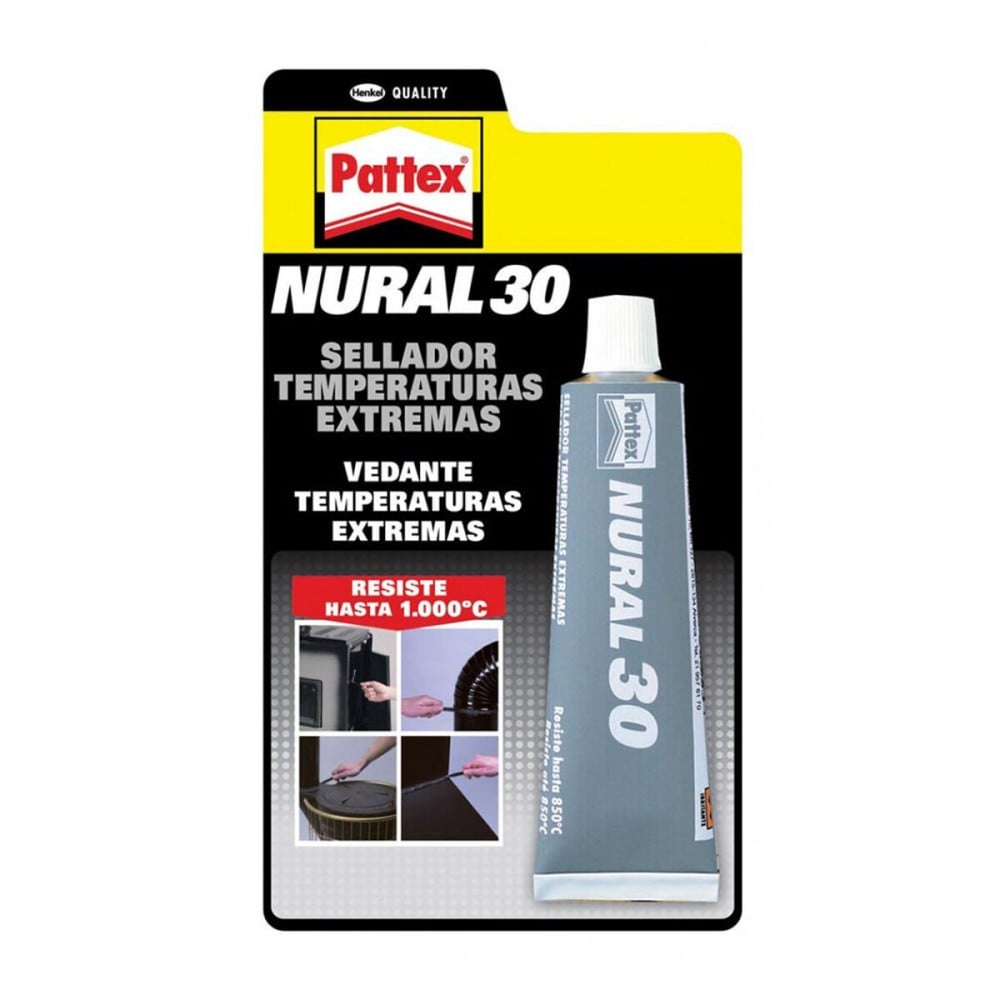 Cement Pattex Nural 30 Adhesive High-temperature resistor Grey 150 g