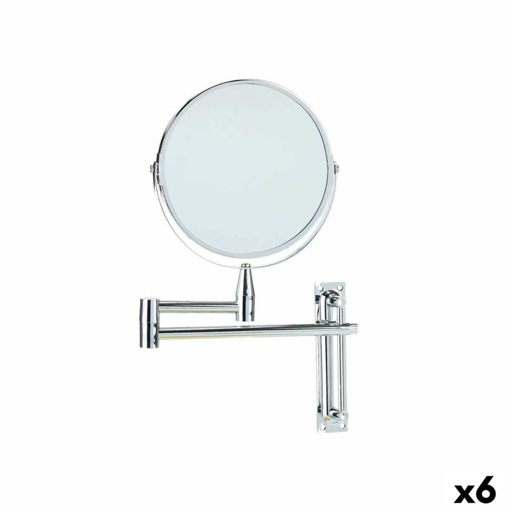 Miroir Grossissant Berilo B1611 - 344 Métal Extensible Ø 17 cm (6 Unités)