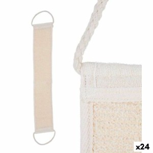 Éponge Corporelle Berilo B7081-16 Blanc Beige 20 x 2,5 x 9,5 cm Avec des poignées (24 Unités)