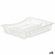 Draining Rack for Kitchen Sink Kinvara YMA04 1095 01 White 45,5 x 8 x 36,5 cm (12 Units)