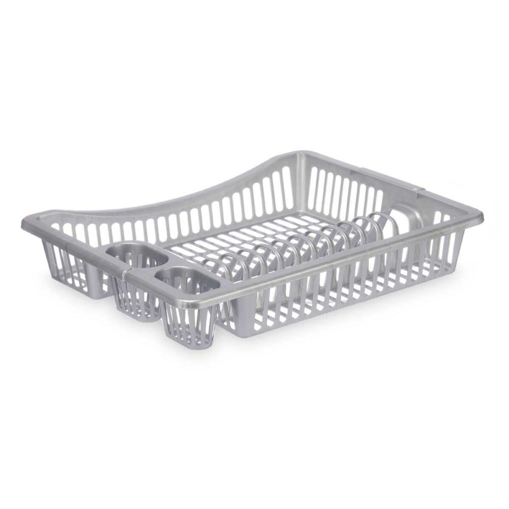 Draining Rack for Kitchen Sink Kinvara YMA04 1095 01 Silver 46 x 8 x 36 cm (12 Units)