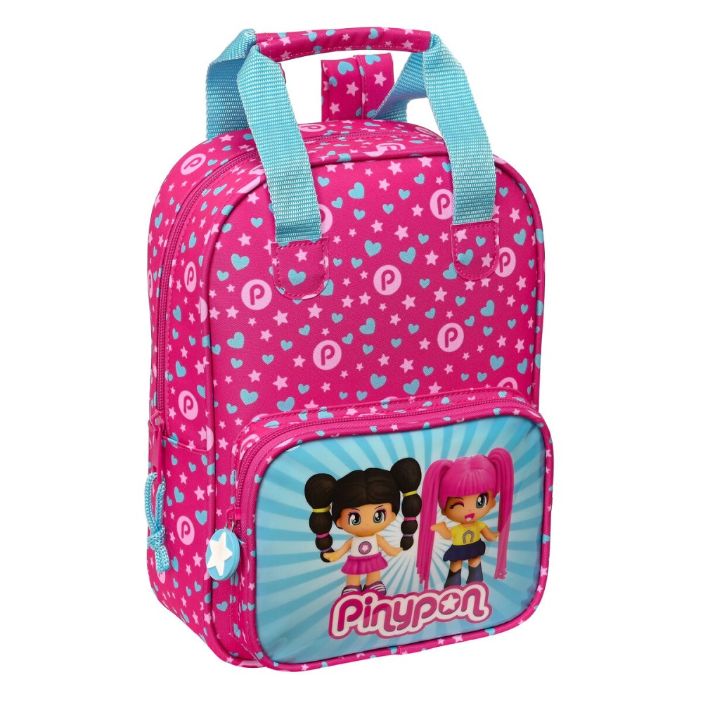 Cartable Pinypon Bleu Rose 20 x 28 x 8 cm