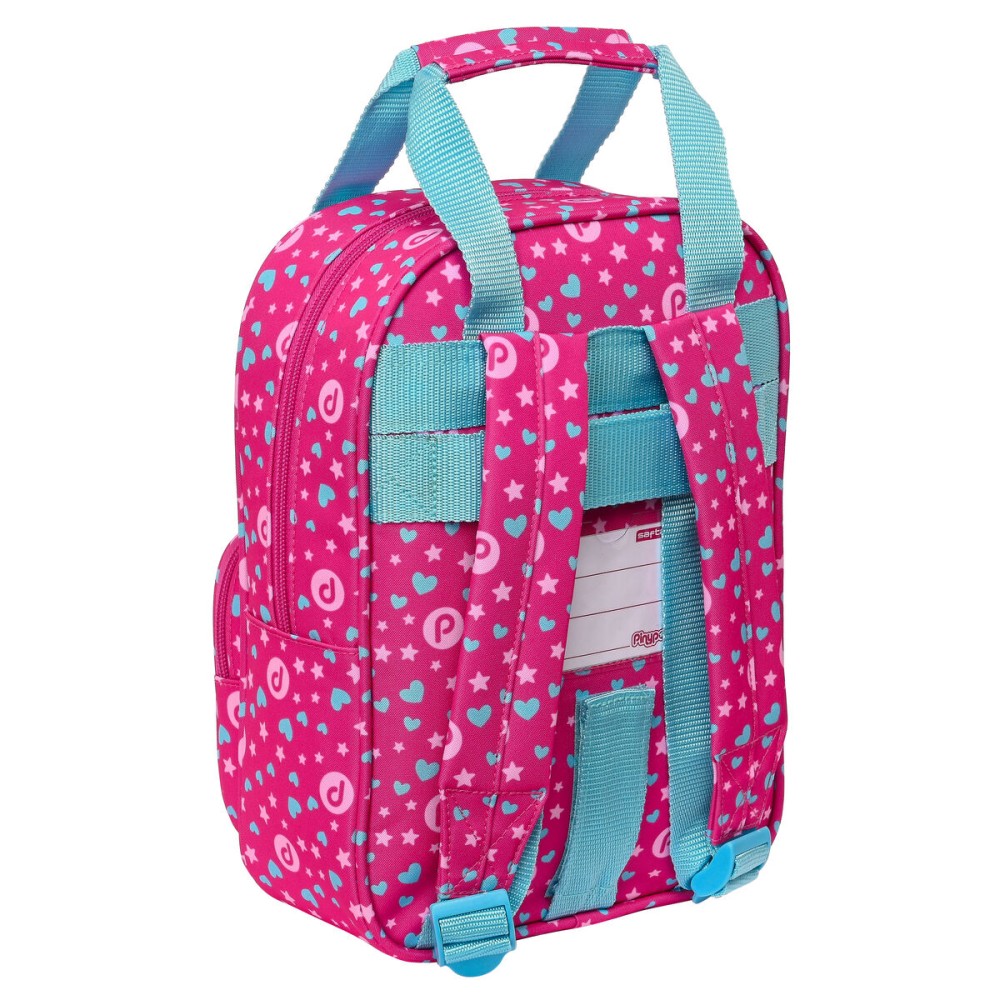 Schulrucksack Pinypon Blau Rosa 20 x 28 x 8 cm