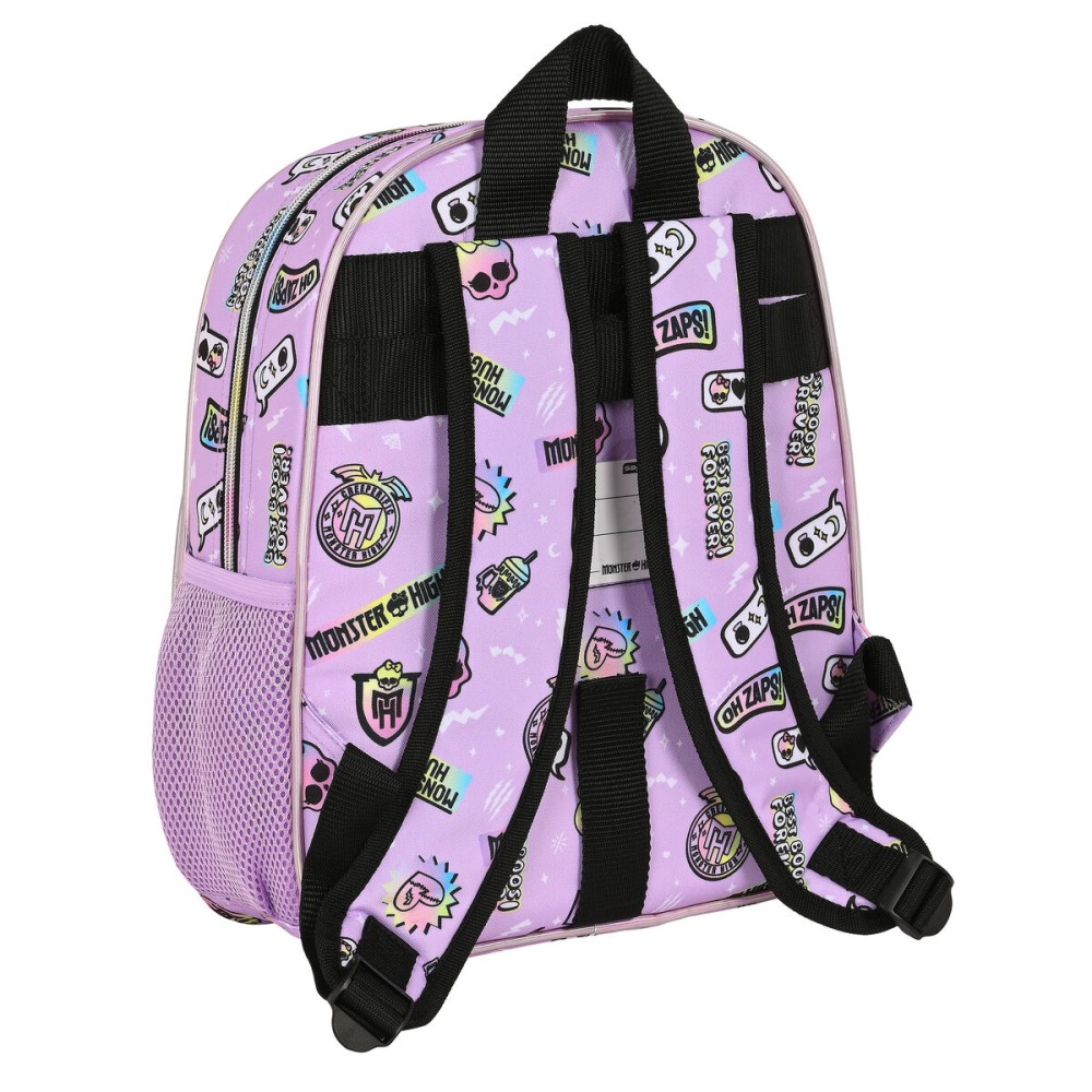 Cartable Monster High Best boos Lila 28 x 34 x 10 cm