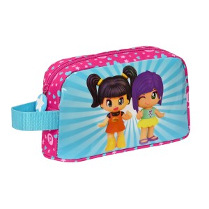 Lunchbox Pinypon Blau Rosa 21.5 x 12 x 6.5 cm