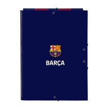 Faltblatt F.C. Barcelona Rot Marineblau A4