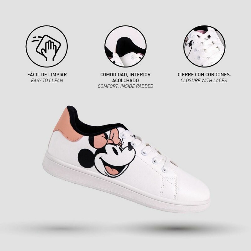 Laufschuhe für Damen Minnie Mouse Weiß