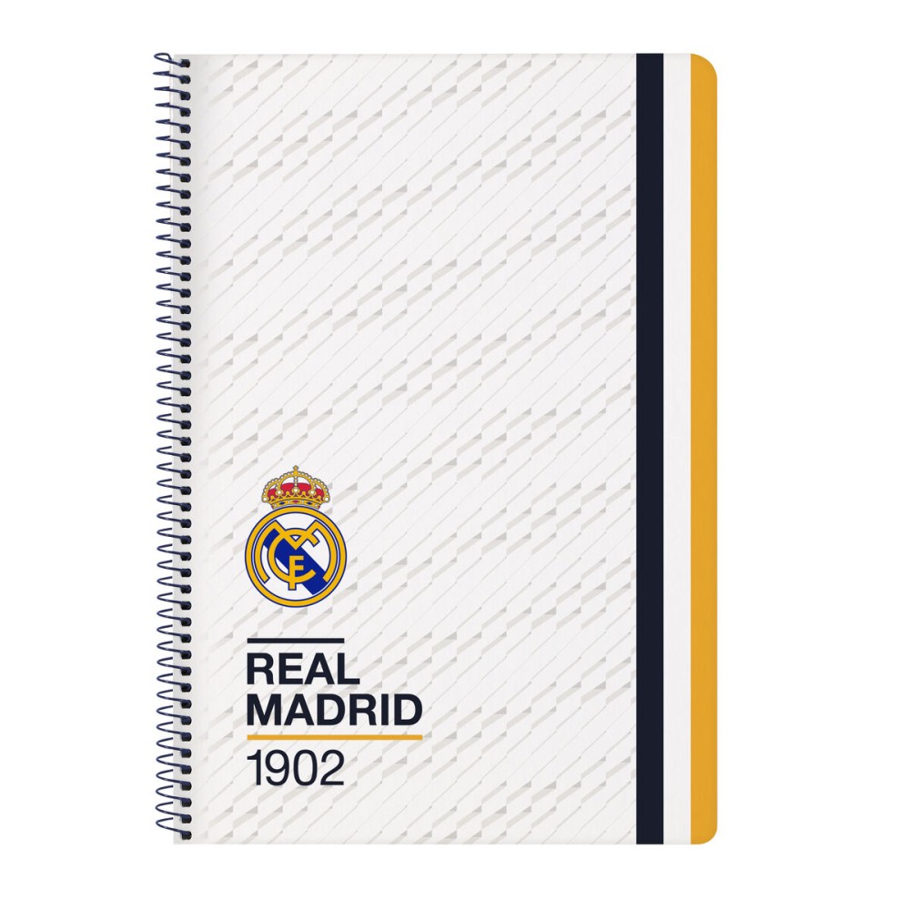 Notizbuch Real Madrid C.F. Weiß A4 80 Blatt