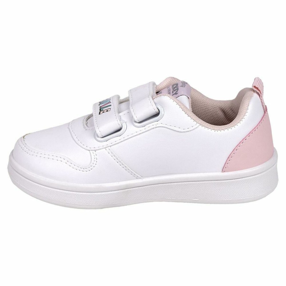 Sports Shoes for Kids Minnie Mouse Velcro White