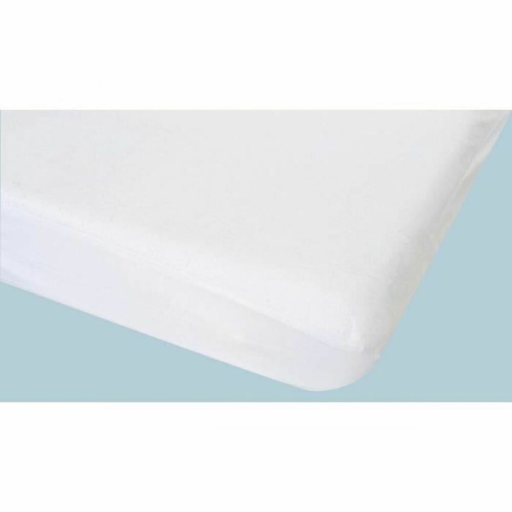 Protecteur de matelas Poyet  Motte 80 x 190 cm Blanc