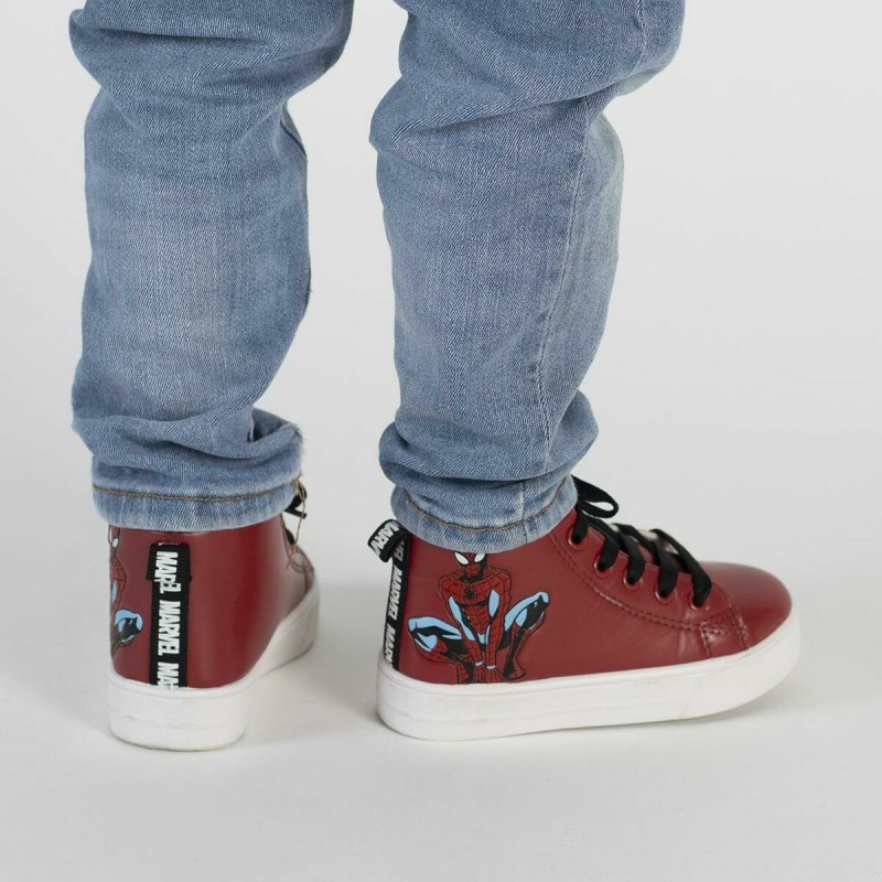 Bottes du quotidien pour enfants Spider-Man Rouge