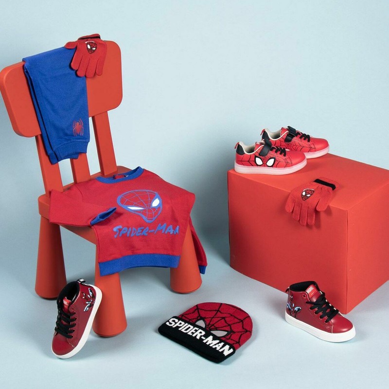 Bottes du quotidien pour enfants Spider-Man Rouge