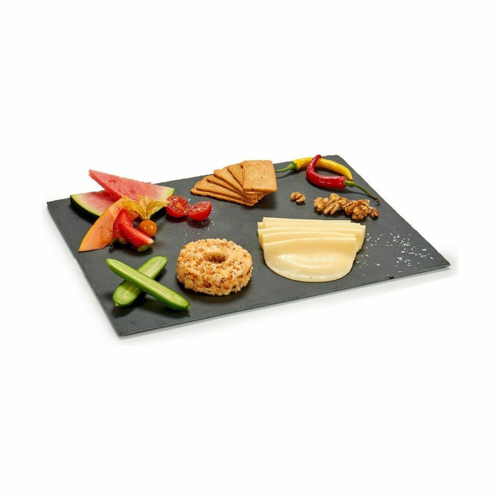 Tablett für Snacks Kinvara SJ3040 Schwarz 40 x 0,5 x 30 cm (10 Stück)