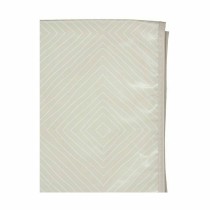 Tablecloth Oilcloth Beige Rhombus 140 x 140 cm (12 Units)