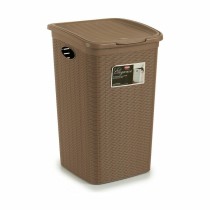 Panier à linge Stefanplast Elegance Beige Plastique 50 L 36,5 x 54,5 x 38 cm (6 Unités)