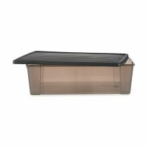 Storage Box with Lid Stefanplast Elegance Grey Plastic 30 L 38,5 x 17 x 59,5 cm (6 Units)