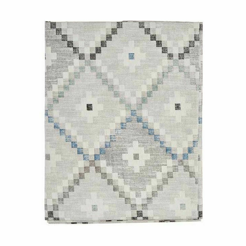 Tablecloth Kinvara ROMBOS-A Blue Thin canvas 140 x 180 cm Anti-stain Rhombus (6 Units)