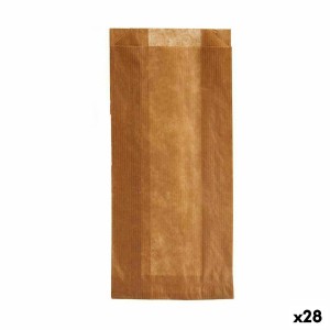 Reusable Food Bag Set Kinvara 190939000486 Brown Cellulose 10 x 34 cm Compostable (28 Units)