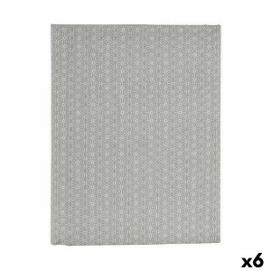 Nappe Kinvara ESTRELLA-G Gris toile 140 x 180 cm Antitaches Étoile (6 Unités)