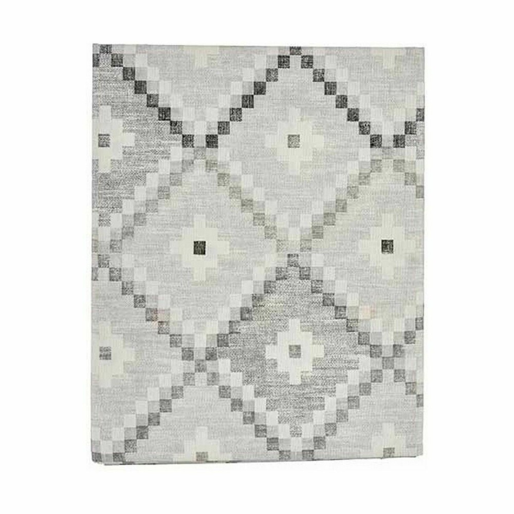 Nappe Kinvara ROMBOS-G Gris toile 140 x 180 cm Antitaches Losanges (6 Unités)