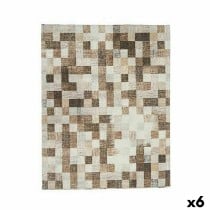 Stain-proof tablecloth Kinvara CUADROS-B Beige Thin canvas Anti-stain Frames 140 x 180 cm (6 Units)
