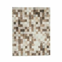 Stain-proof tablecloth Kinvara CUADROS-B Beige Thin canvas Anti-stain Frames 140 x 180 cm (6 Units)