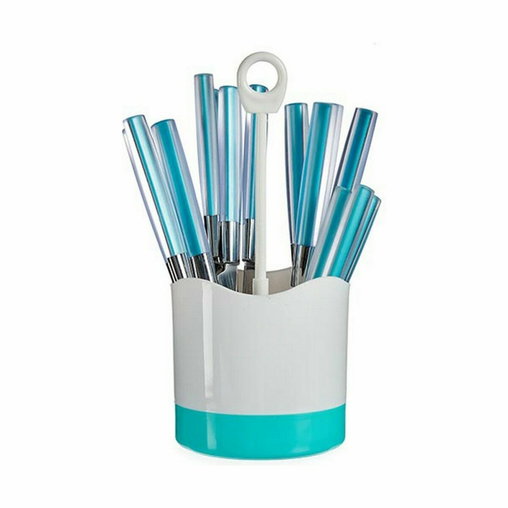 Ensemble de Couverts Kinvara HQ223H10 Bleu Acier inoxydable (8 Unités)