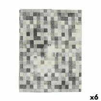 Stain-proof tablecloth Kinvara CUADROS-G Grey Thin canvas Anti-stain Frames 140 x 180 cm (6 Units)
