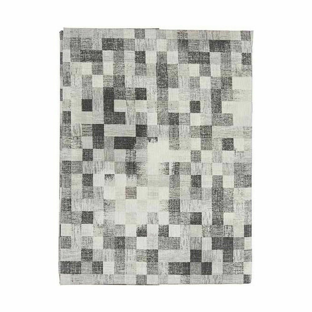 Stain-proof tablecloth Kinvara CUADROS-G Grey Thin canvas Anti-stain Frames 140 x 180 cm (6 Units)