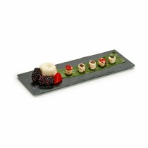 Snack tray Kinvara SJ1030 Black 30,3 x 0,5 x 10 cm (24 Units)