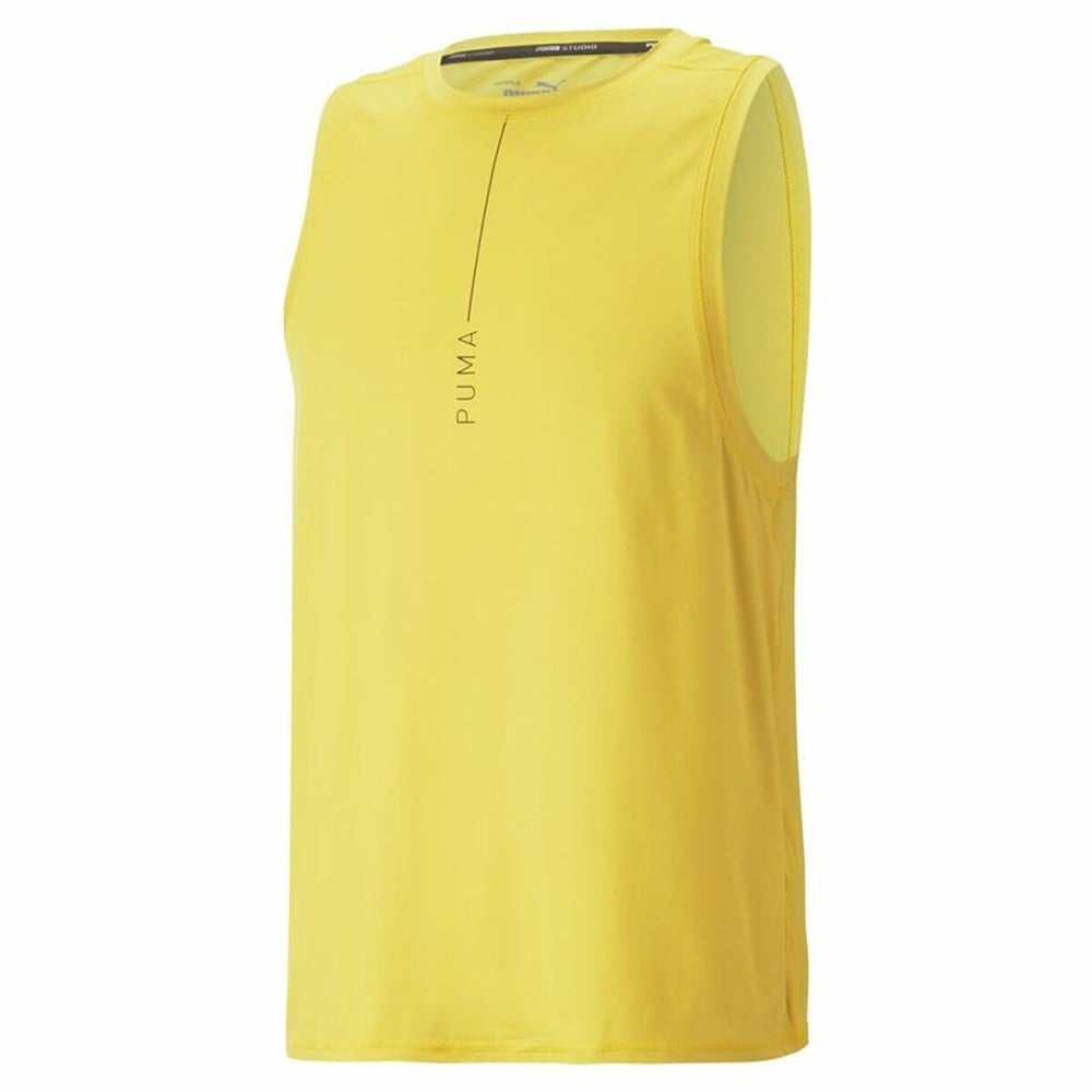 Maillot de Corps sans Manches pour Homme Puma Studio Yogini Lite Jaune