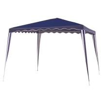 Pergola Gazebo Polyester Steel 300 x 300 x 245 cm