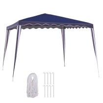 Pergola Gazebo Polyester Steel 300 x 300 x 245 cm