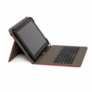 Housse pour Tablette et Clavier Nilox NXFU002 10.5" Rouge