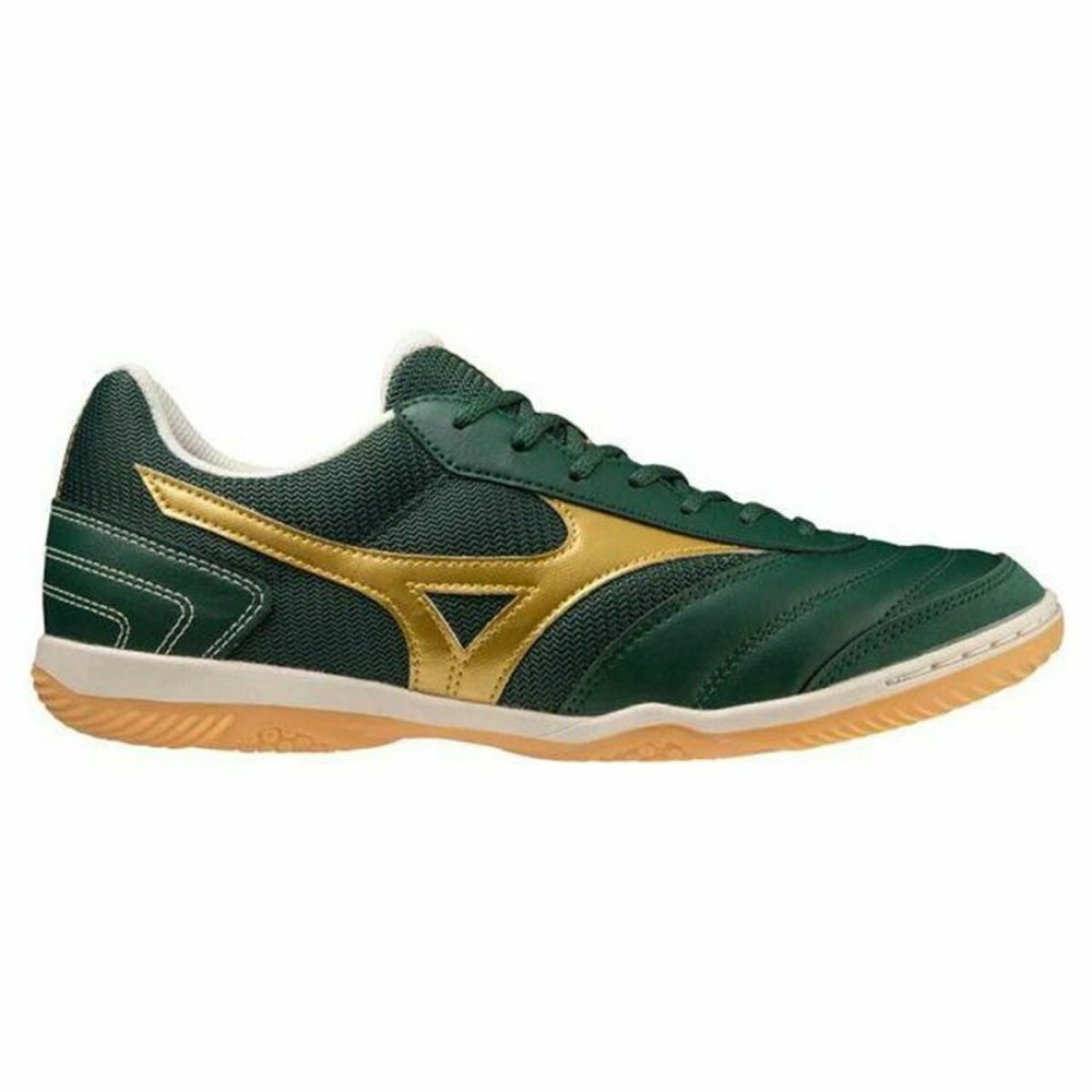 Adult's Indoor Football Shoes Mizuno Mrl Sala Club IN Green Golden