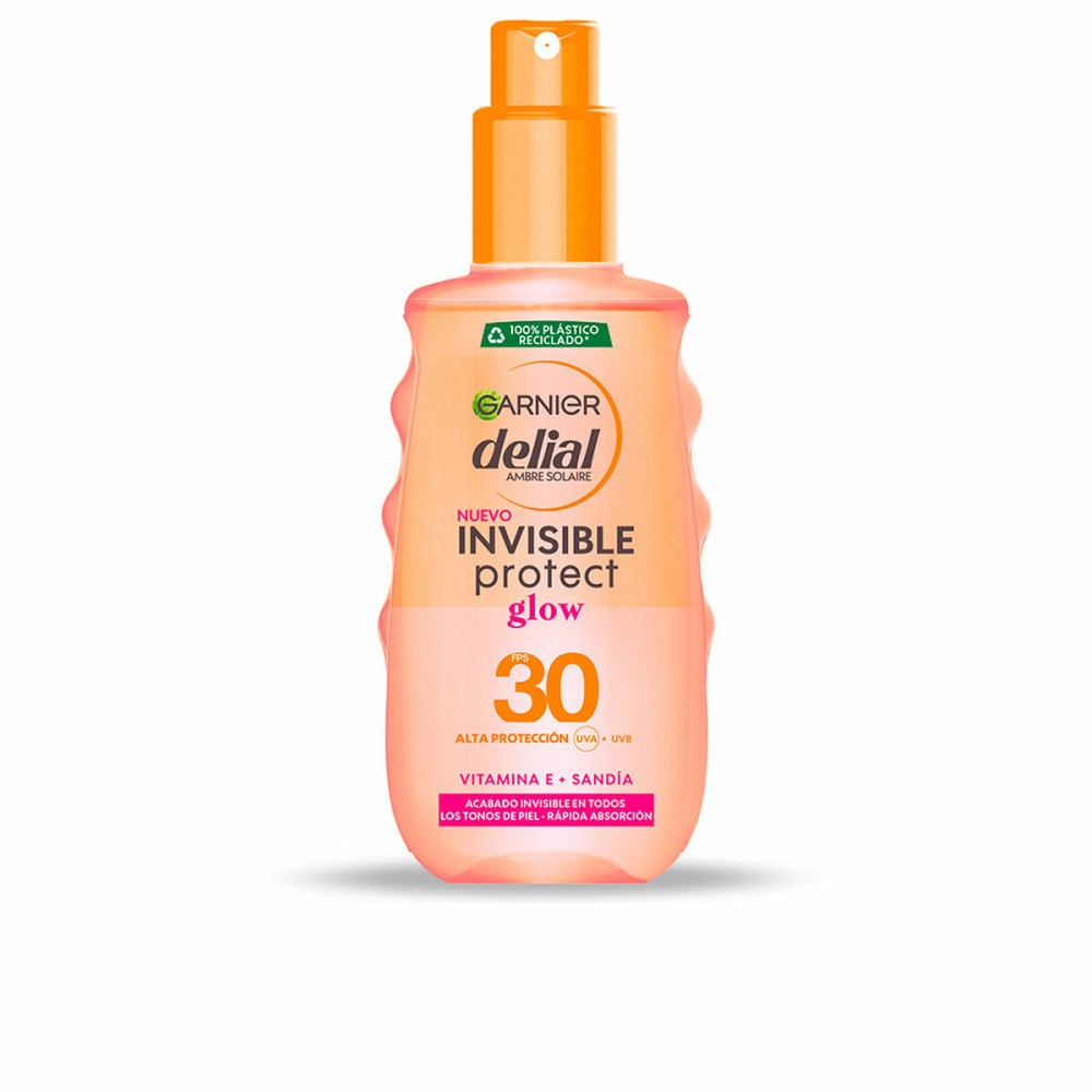 Spray Protecteur Solaire Garnier Invisible Protect Glow Spf 30 150 ml