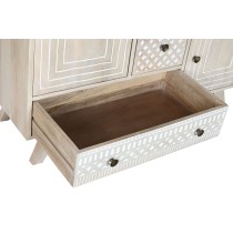 Buffet DKD Home Decor Blanc Naturel Bois de manguier 115 x 42 x 75 cm