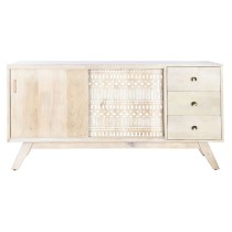 Sideboard DKD Home Decor White Natural Mango wood 145 x 42 x 75 cm