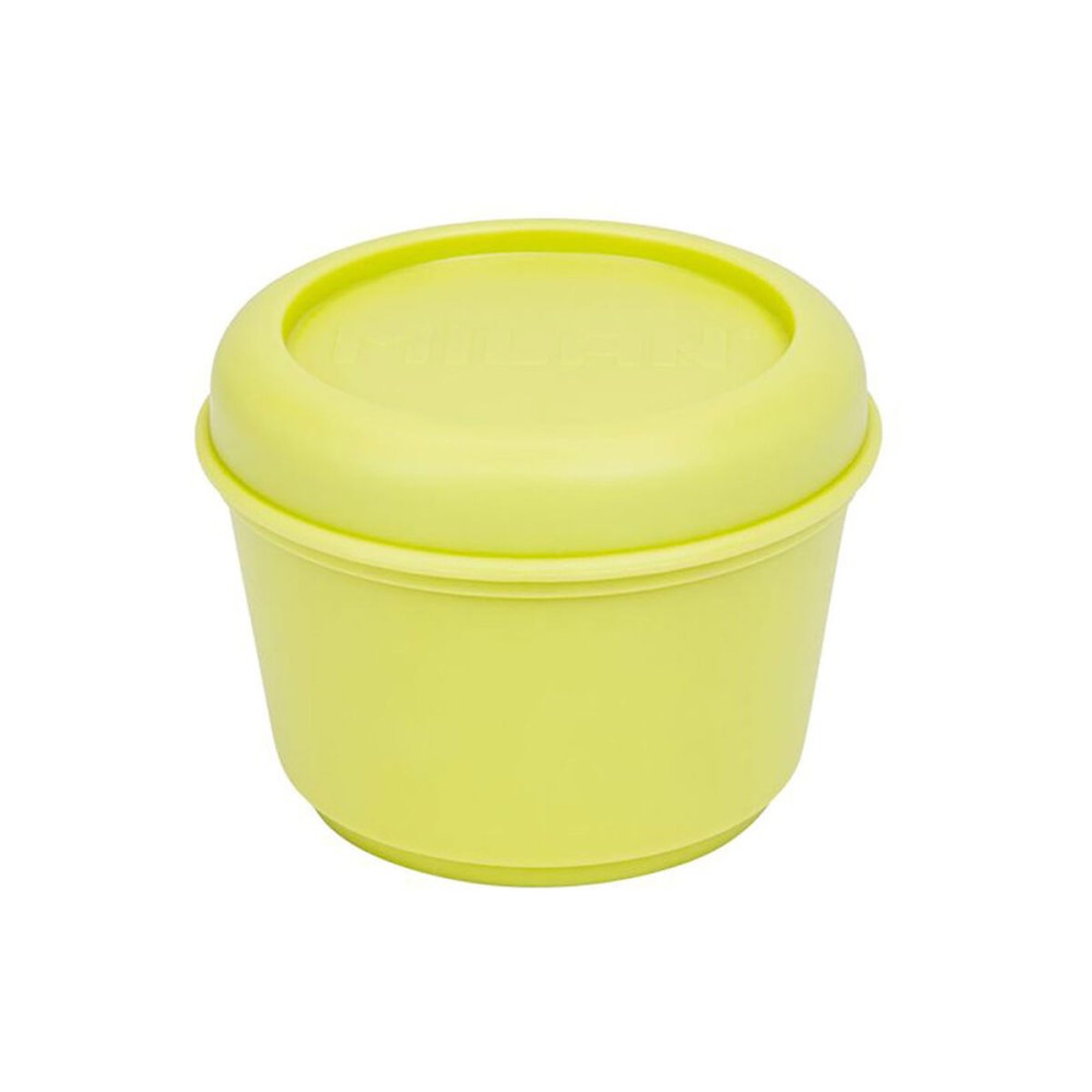 Food Preservation Container Milan Sunset Yellow Plastic Circular 250 ml Ø 10 x 7 cm