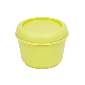 Récipient de Conservation des Aliments Milan Sunset Jaune Plastique Rond 250 ml Ø 10 x 7 cm