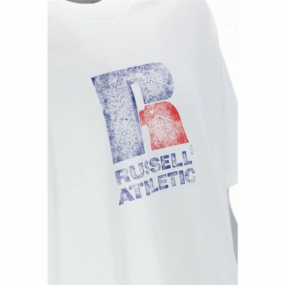 Short Sleeve T-Shirt Russell Athletic Emt E36201 White Men