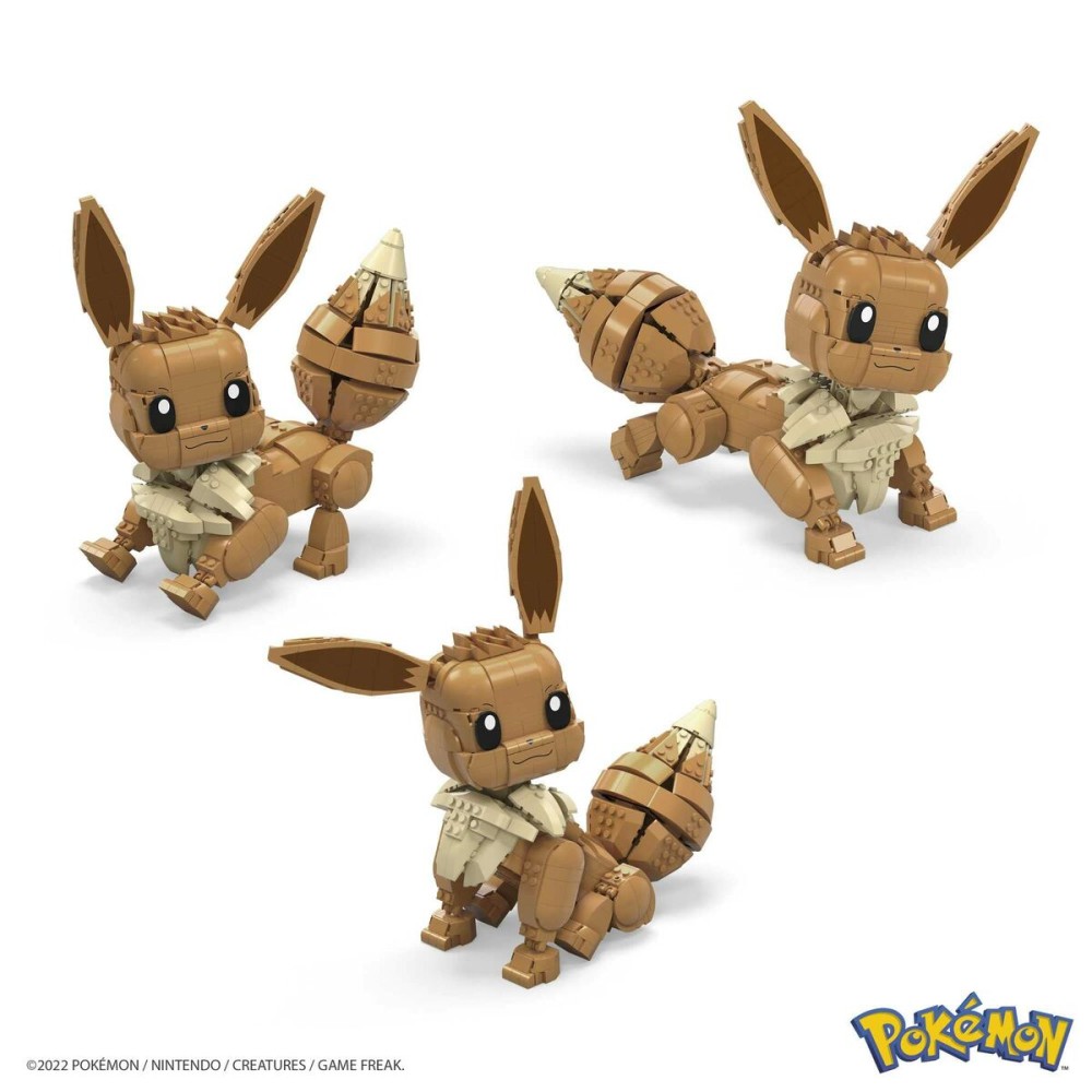 Konstruktionsspiel Pokémon Pokemon Eevee Giant Bunt