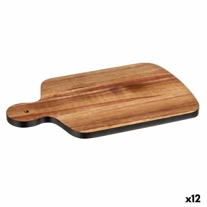 Cutting board Kinvara 78381 Black 25,7 x 1,5 x 40 cm (12 Units)