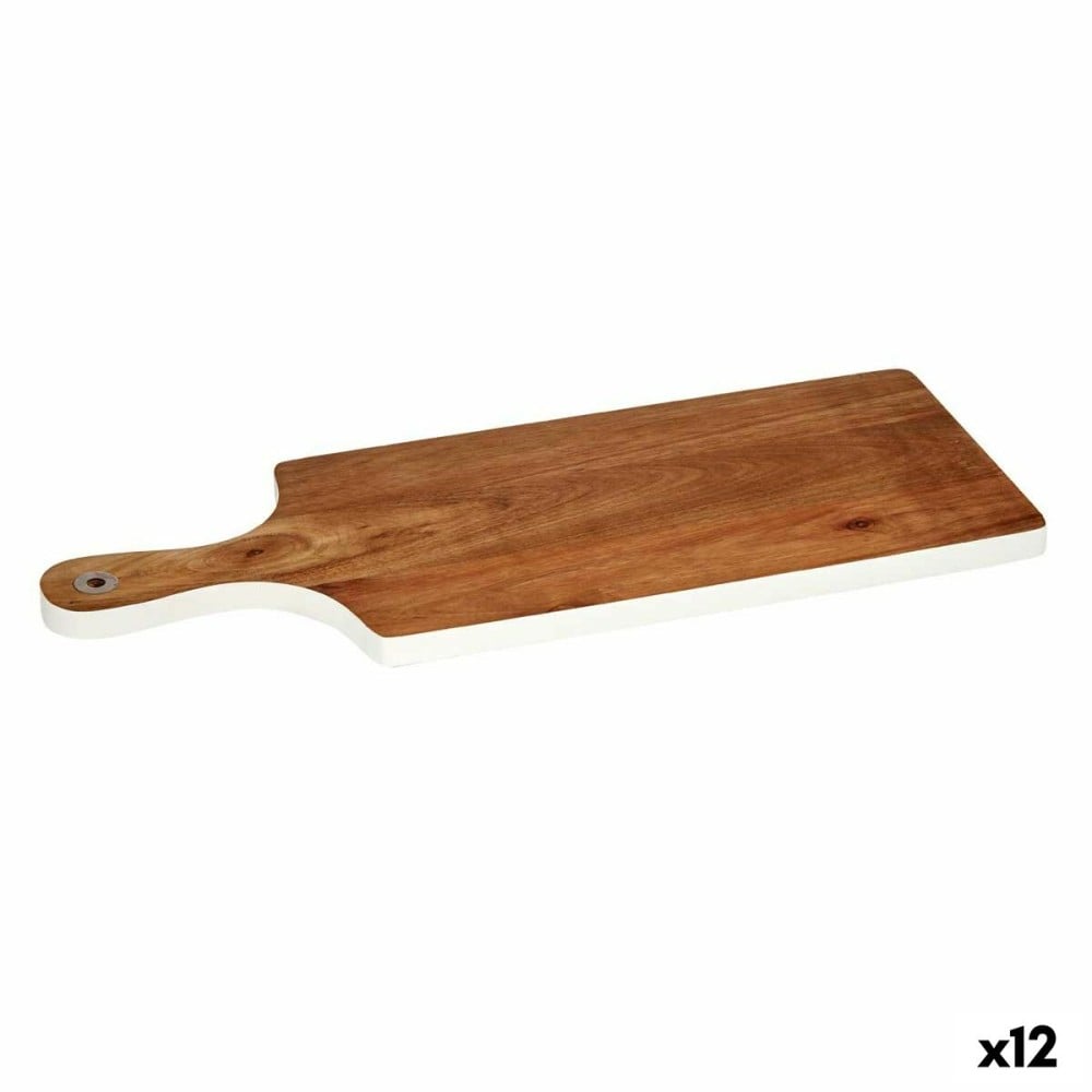 Cutting board Kinvara 78376 White 17,3 x 1,5 x 44,8 cm (12 Units)